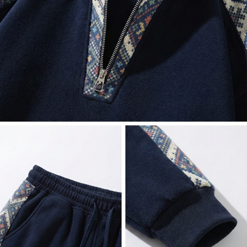 DOZEY - Unisex Patchwork Tracksuit