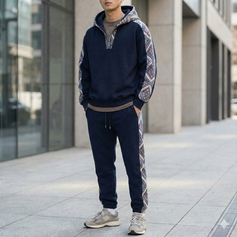 DOZEY - Unisex Patchwork Tracksuit