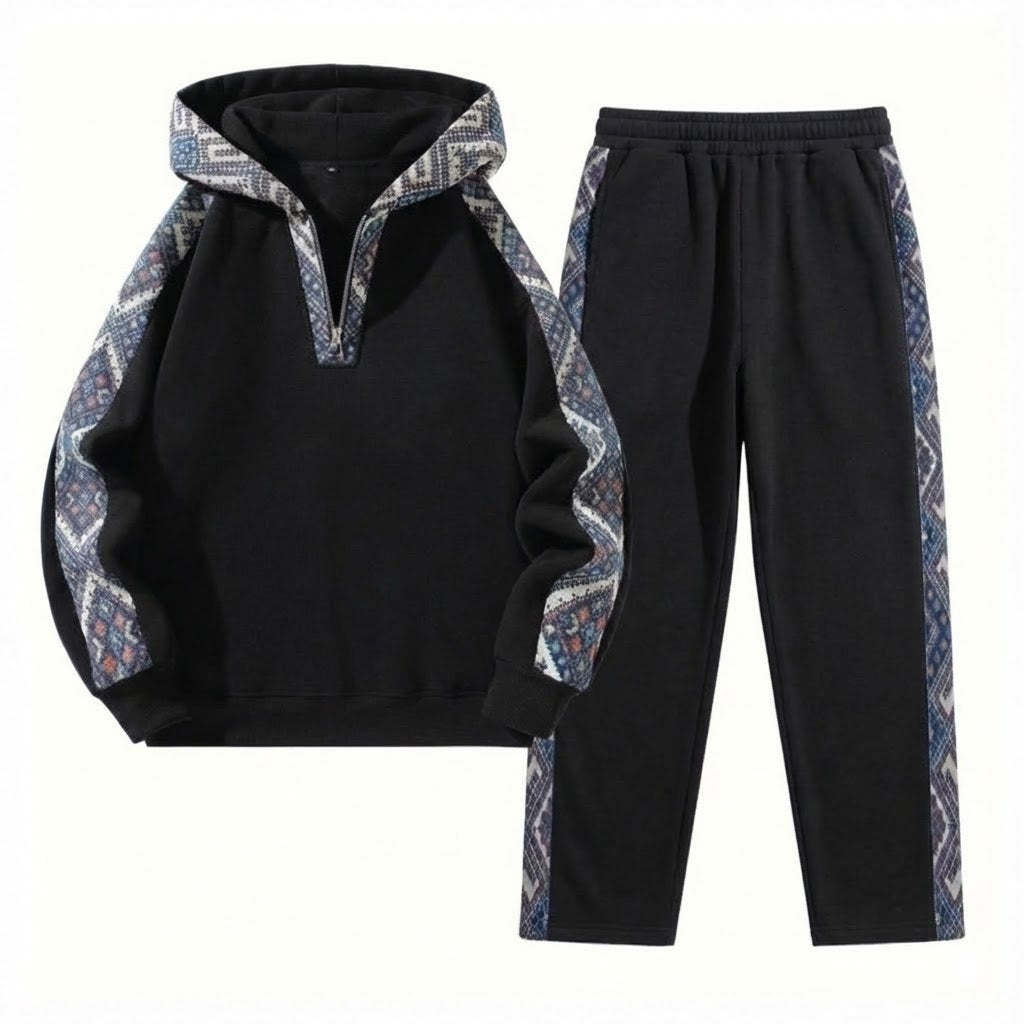 DOZEY - Unisex Patchwork Tracksuit